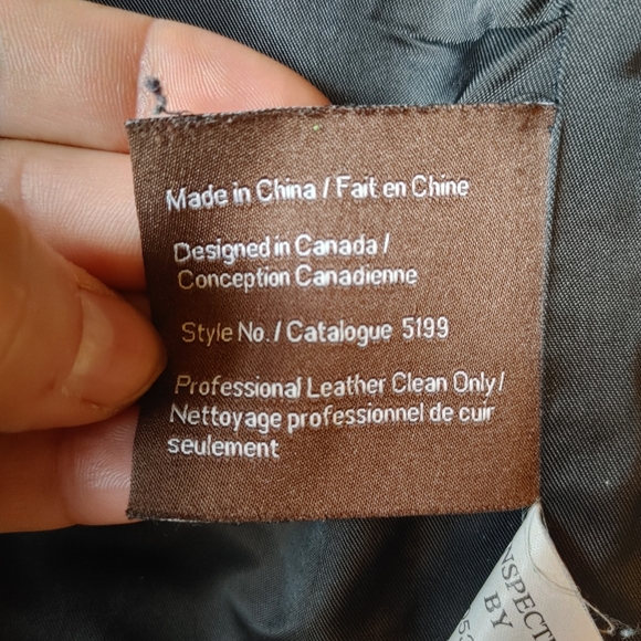 Vintage Danier Genuine Leather Coat- Sz. Medium - Picture 7 of 10